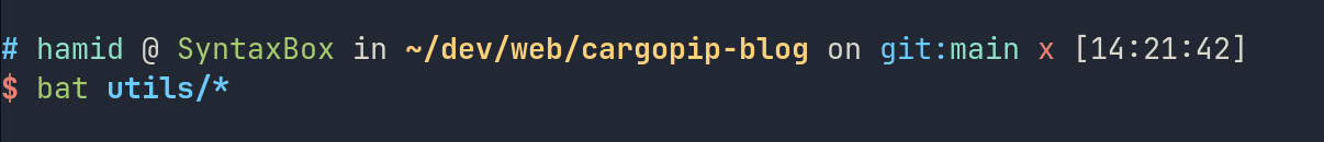 bat CLI tool preview 2
