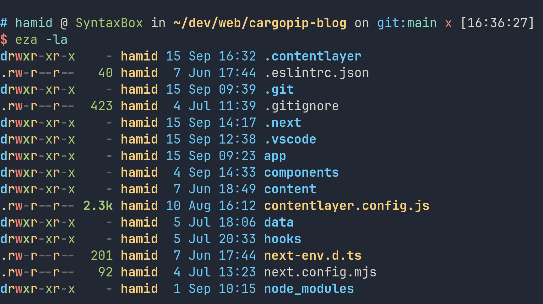 zsh-syntax-highlighting preview