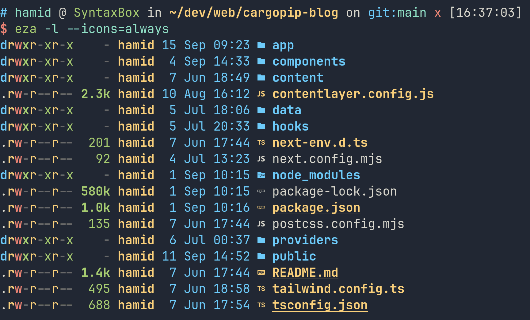 zsh-syntax-highlighting preview