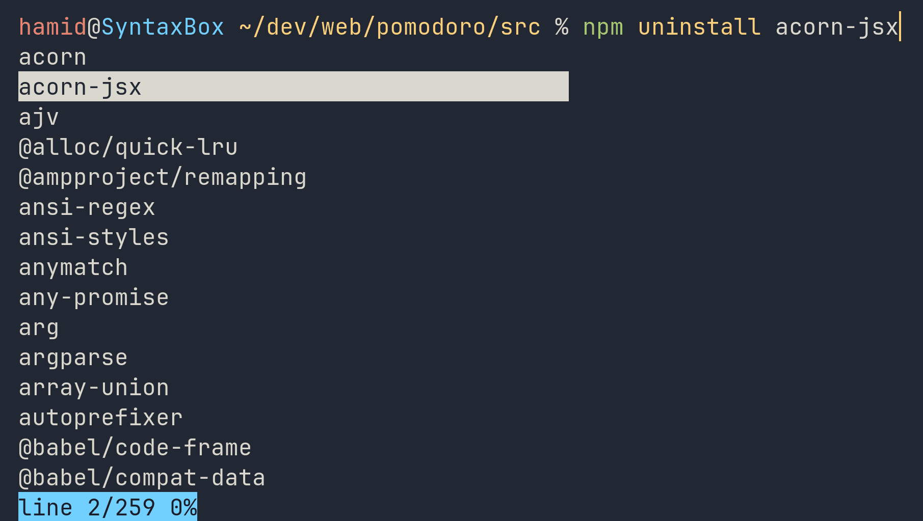 zsh-syntax-highlighting preview